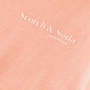 Scotch & Soda Pink Sweatshirt Close Up