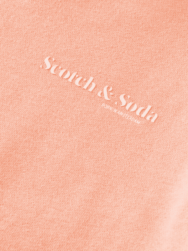 Scotch & Soda Pink Sweatshirt Close Up