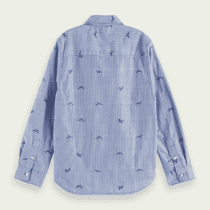Printed Jacquard Shirt Back View
