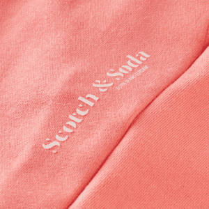 Scotch & Soda Pink Sweatpants Close Up
