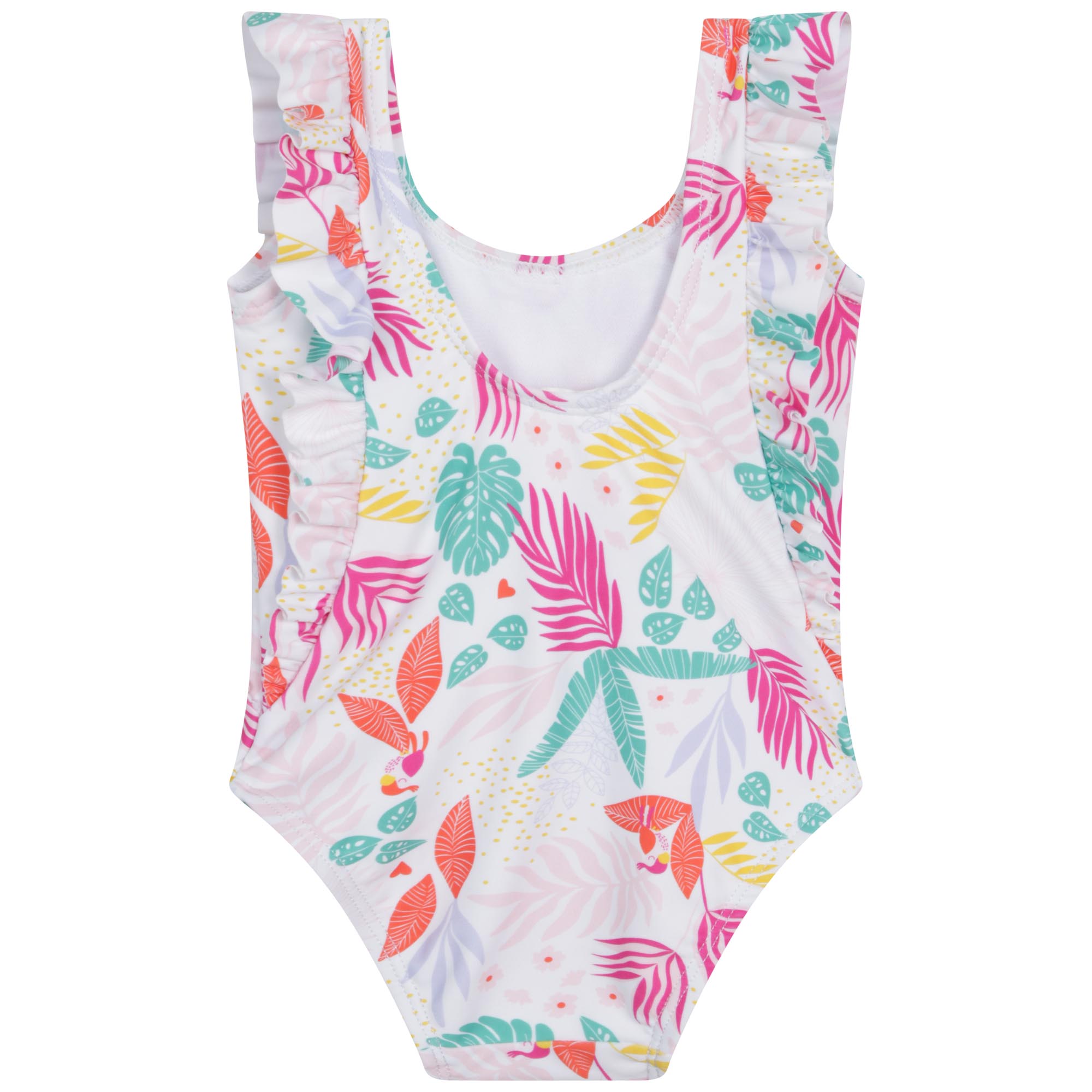 Carrement Beau Tropical Print Ruffled Swimwear - BREEZYKIDZ