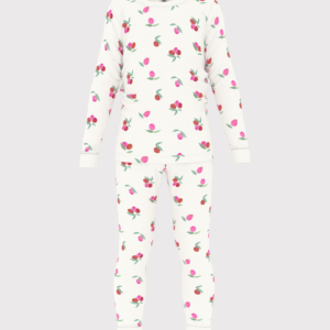 Petit Bateau LS Fruit Printed Top and Pant Loungewear Set