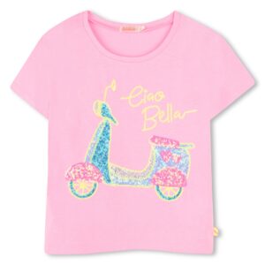 Billieblush Sequin Graphic CIAO BELLA T-Shirt