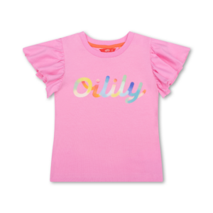 Oilily TJANCY Flutter SS Tee with Multicolored Logo