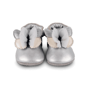 Donsje Amdy Silver Grey Metallic Leather Shoes