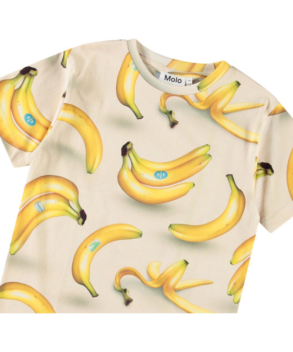 Molo Riley Bananas Organic Cotton Knit T-Shirt - Image 5