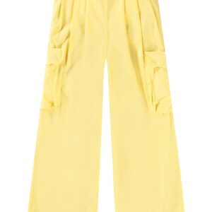 Molo Audie Sunbright Organic Cotton Wide Leg Woven Pants