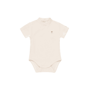 Donsje Frenky Soft Sand Embroidered Bee Bodysuit