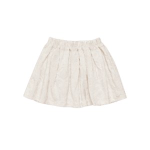 Donsje Raylen Warm White Flowers Embroidered Skirt