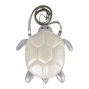 Donsje Thysa Shimmer Turtle Metallic Leather Purse