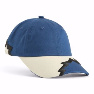 Molo Steel Blue Noise Embroidered Cap