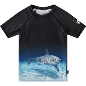 Molo Neptune Faded Shark SS Rashguard Top