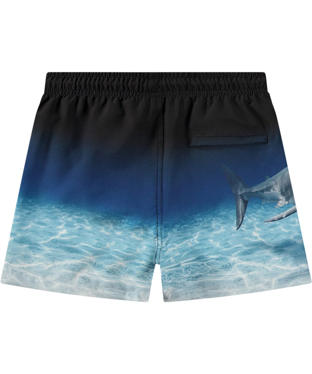 Molo Niko Faded Shark Sporty Boardie Swim Shorts - Image 2