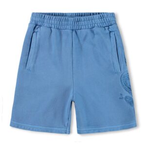 Molo Ador Organic Cotton Sweat Shorts with Embroidered Snake