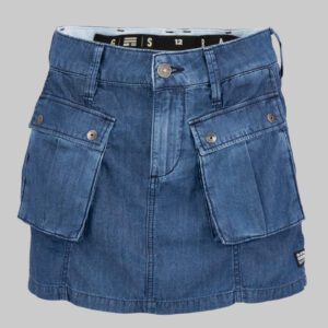 G-Star Lightweight Denim Mini Cargo Skirt