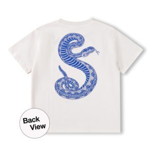 Molo Rodney Organic Cotton Blue Snake SS T-Shirt